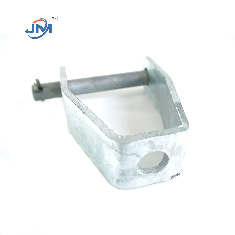 ขายึด Clevis รอง อุปกรณ์เส้นเสาชุบสังกะสีแบบจุ่มร้อน